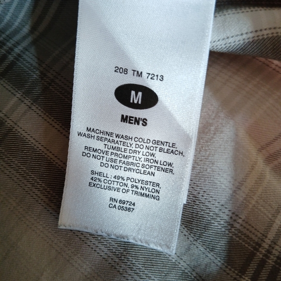 Columbia Titanium Omni-Dry Casual Button Down Shirt Men's Size Medium - Picture 5 of 6